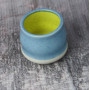 Керамическая чаша для чая матча 160 мл. (Синяя/Желтая)
