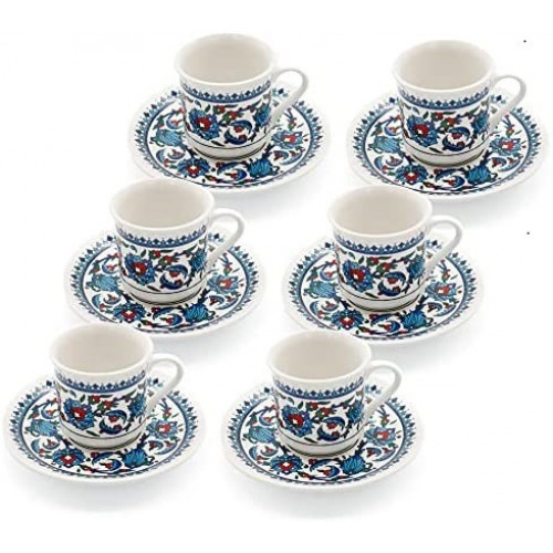 Набор турецких чашек для кофе 50 мл 6 шт Набор турецких чашек для кофе 50 мл 6 шт