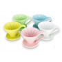 Пуровер Cafec Arita Голубой Ware Flower Dripper Cup4 Blue