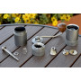 Кофемолка ручная JAFFEE coffee grinder Серый металик
