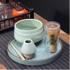 Набор Green Ivory 550 ml. для приготовления чая матча #47 Набор Green Ivory 550 ml. для приготовления чая матча #47