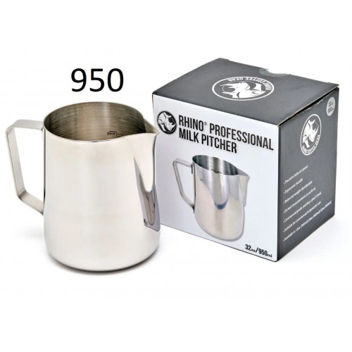 Питчер Rhinowares 950 мл ПРО Молочник Professional Milk Pitcher с метками Питчер Rhinowares 950 мл ПРО Молочник Professional Milk Pitcher с метками