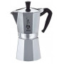 Кавоварка Bialetti гейзерна на 9 чашок, Moka express silver 420 ml 14.2 oz