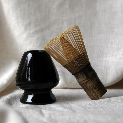 Набор Black2 для приготовления матчи Темный Венчик + кусенаоши Набор Black2 для приготовления матчи Темный Венчик + кусенаоши