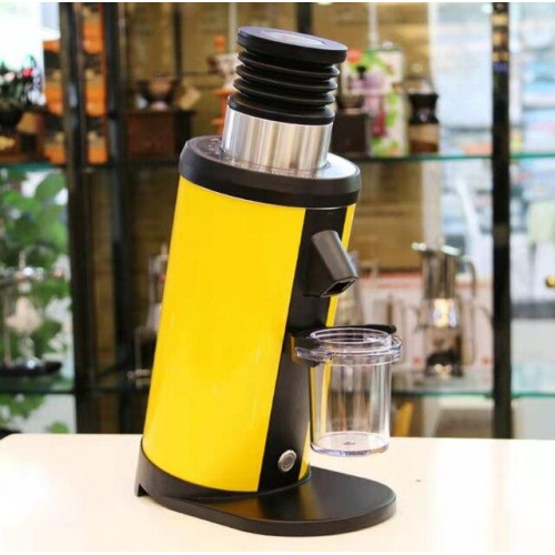Электрическая Кофемолка DF64 Momo Стальные жернова Желтая Электрическая Кофемолка DF64 Momo Стальные жернова Желтая