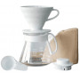 Набор Hario V60 Ceramic 02 фильтры/графин/Чайник/пуровер керамический XVDD-3012W Набор Hario V60 Ceramic 02 фильтры/графин/Чайник/пуровер керамический XVDD-3012W