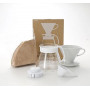 Набор Hario V60 Ceramic 02 фильтры/графин/Чайник/пуровер керамический XVDD-3012W Набор Hario V60 Ceramic 02 фильтры/графин/Чайник/пуровер керамический XVDD-3012W