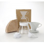 Набор Hario V60 Ceramic 02 фильтры/графин/Чайник/пуровер керамический XVDD-3012W Набор Hario V60 Ceramic 02 фильтры/графин/Чайник/пуровер керамический XVDD-3012W