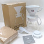 Набор Hario V60 Ceramic 02 фильтры/графин/Чайник/пуровер керамический XVDD-3012W Набор Hario V60 Ceramic 02 фильтры/графин/Чайник/пуровер керамический XVDD-3012W