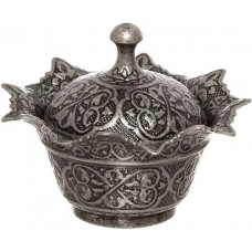 Турецька Лукумниця/Лукниця Ажур східна. Колір Темне срібло