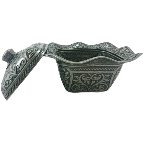 Турецкая лукумница / сахарница Темное Серебро Турецкая лукумница / сахарница Темное Серебро