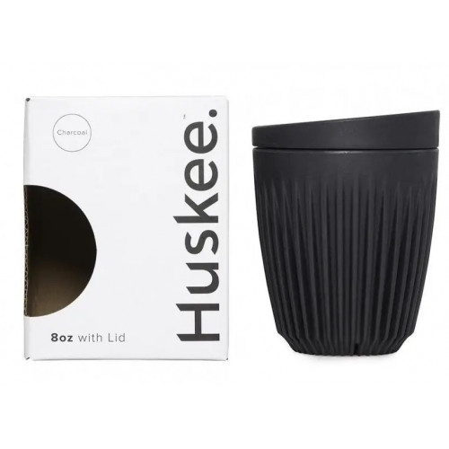 Чашка Huskee 236 мл с крышкой Темна Термочашка BPA free Чашка Huskee 236 мл с крышкой Темна Термочашка BPA free