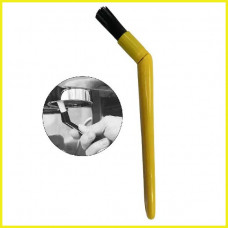 Щітка для чищення груп кавомашини. Жовта (Чорні ворсинки) Щітка для чищення груп кавомашини. Жовта (Чорні ворсинки)