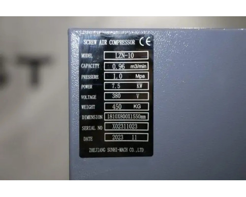 Гвинтовий компресор Mast LZN-10 COMBO inverter (Осушувач + ресивер 500 л)