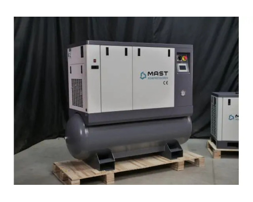 Гвинтовий компресор Mast LZN-8 COMBO inverter (осушувач + ресивер 300 л, двигун на постійних магнітах)