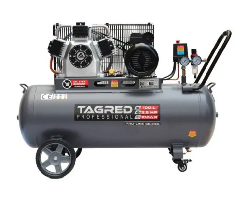 Компресор безмасляний з ремінним приводом TAGRED TA3390