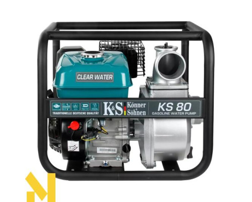 Мотопомпа для чистої води Konner&Sohnen KS 80