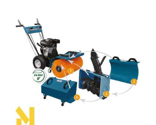 Підмітальна машина бензинова Konner&Sohnen KS 7HP-MFM 60 SET 4 in 1