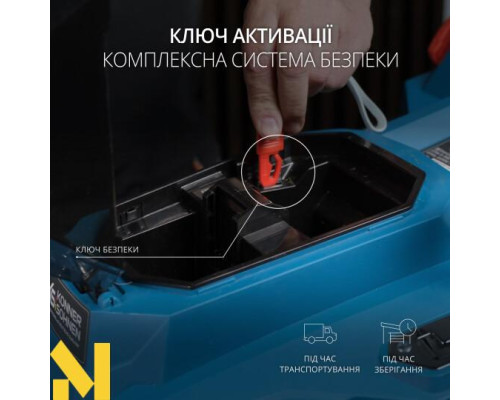 Газонокосарка акумуляторна Konner&Sohnen KS 33LM-20V SET