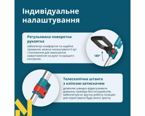 Тример акумуляторний Konner&Sohnen KS CST-20V set