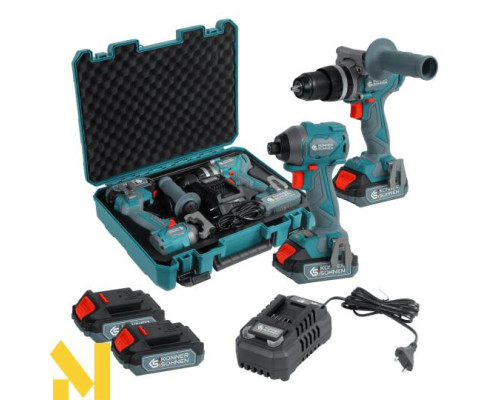 Набір інструментів акумуляторних 2в1 Konner&Sohnen KS IDISD 20V SET 2
