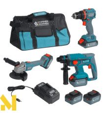 Набір інструментів акумуляторних 3в1 Konner&Sohnen KS RHAGD 20V SET 3