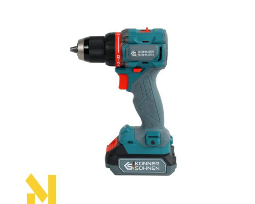 Шуруповерт ударний акумуляторний з комплектом аксесуарів Konner&Sohnen KS ID20V-60 KIT 74 PLUS