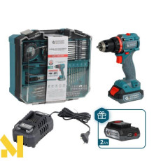 Шуруповерт ударний акумуляторний з комплектом аксесуарів Konner&Sohnen KS ID20V-60 KIT 74 PLUS