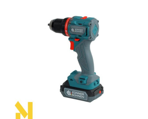 Шуруповерт ударний акумуляторний з комплектом аксесуарів Konner&Sohnen KS ID20V-60 KIT 74 PLUS