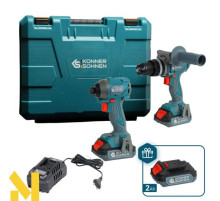 Набір електроінструментів акумуляторних Konner&Sohnen KS IDISD 20V SET 2 PLUS