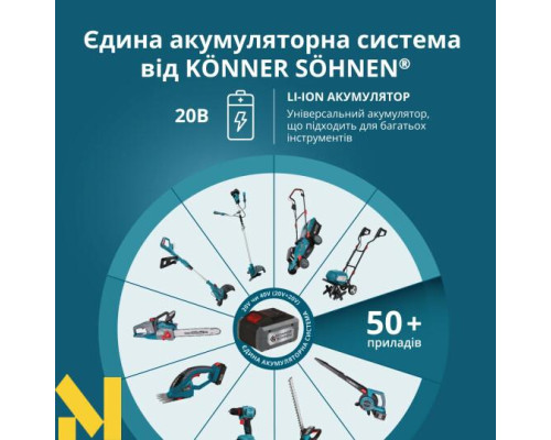 Міні-пила акумуляторна Konner&Sohnen KS MCS20V-8 Case PLUS