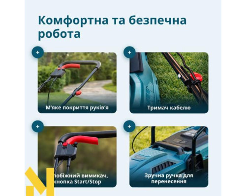 Газонокосарка електрична Konner&Sohnen KS 32LM12-BL