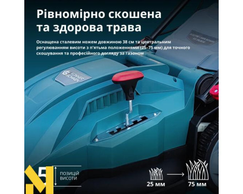 Газонокосарка електрична Konner&Sohnen KS 38LM16