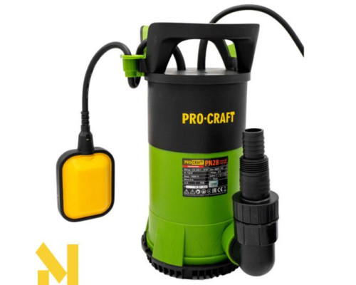 Насос занурювальний дренажно-фекальний Procraft PN28