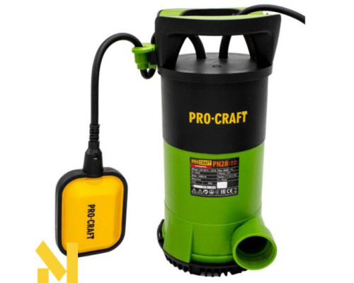 Насос занурювальний дренажно-фекальний Procraft PN28