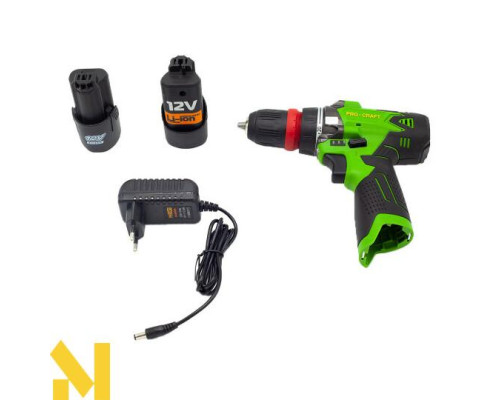 Шуруповерт акумуляторний PRO-CRAFT industrial PA-12 DFR