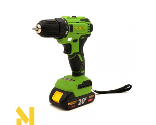 Шурупокрут акумуляторний Procraft PA18LiBL