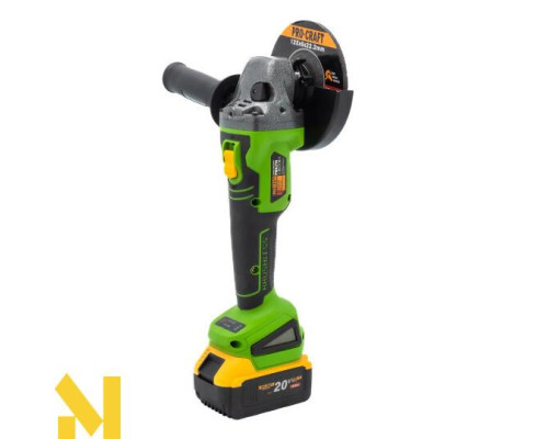 Болгарка (кутова шліфмашина) акумуляторна Procraft PWA216