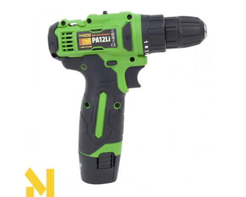 Шуруповерт акумуляторний Procraft PA12Li COMPACT (комплект з 2 АКБ та ЗП)