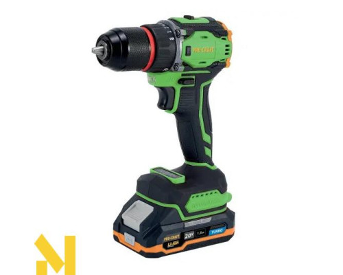 Шуруповерт акумуляторний безщітковий Procraft PA18Pro