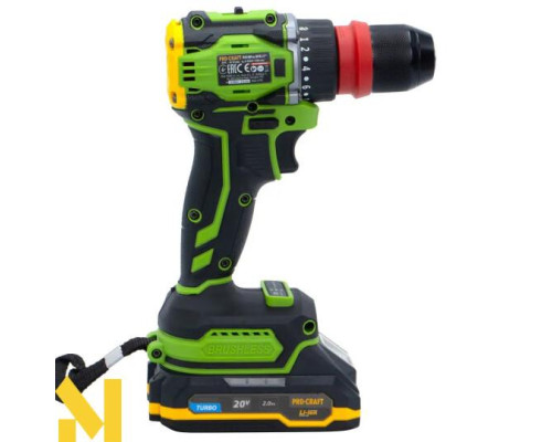 Шуруповерт акумуляторний Procraft PA18Pro DFR (АКБ 2 Аг)