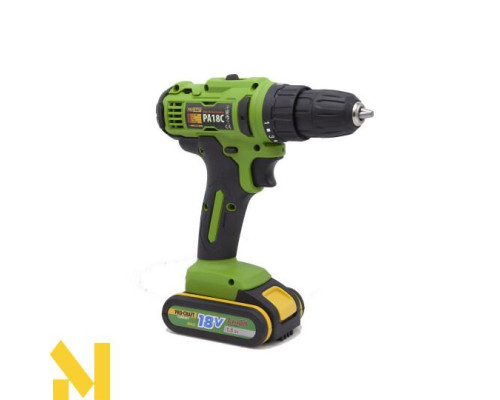 Шуруповерт акумуляторний Procraft PA18C COMPACT
