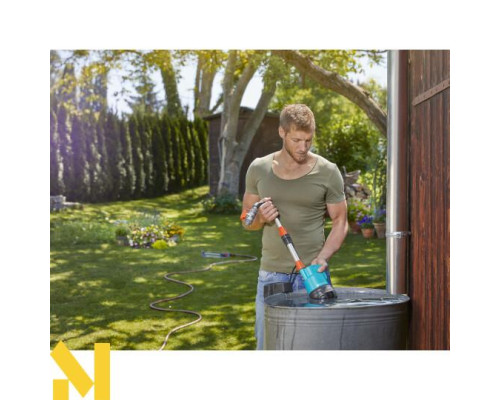 Насос акумуляторний для резервуарів з дощовою водою Gardena 2000/2 Li-18 Set