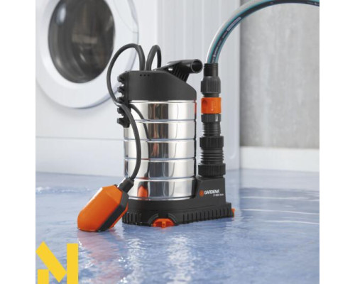 Насос дренажний для чистої води Gardena Premium 21000 Inox