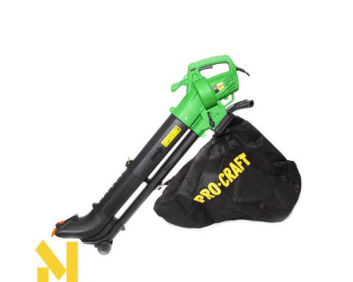 Пилосос-повітродувка садова електрична Procraft PGU2500