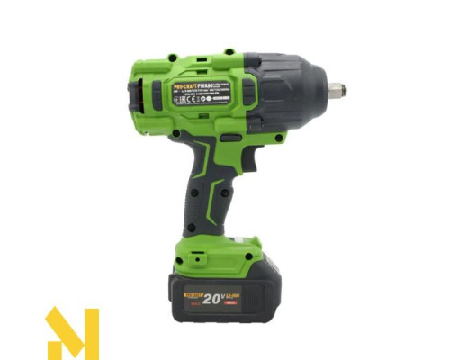 Гайковерт акумуляторний Procraft PWA80 (без АКБ та ЗП)