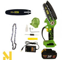 Міні-пила акумуляторна Procraft PKA18B NEW (дві шини + два ланцюги)