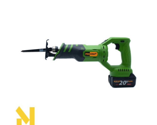 Пила шабельна акумуляторна Procraft PSS20 (з 2 АКБ та ЗП)