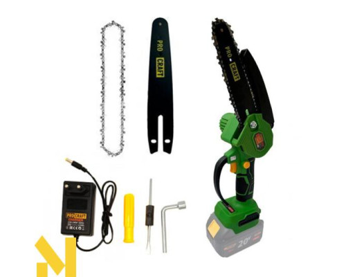 Міні-пила акумуляторна Procraft PKA22 (дві шини + два ланцюги)