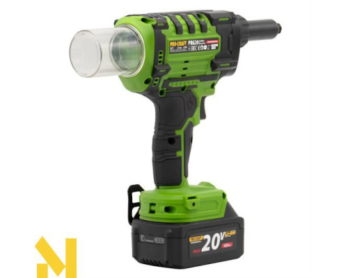 Заклепувальний пістолет акумуляторний Procraft PRG20